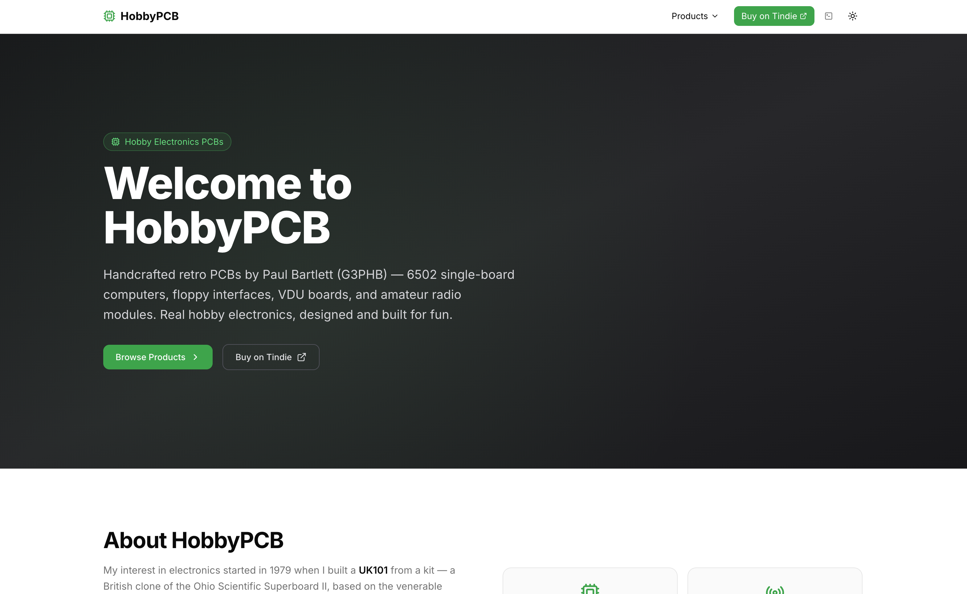 HobbyPCB homepage